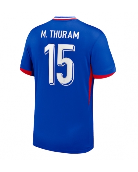 Francia Marcus Thuram #15 Maglia Gara Casa Repliche Europei 2024